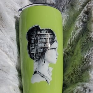 Green Paint Bookworm 20oz Tumbler
